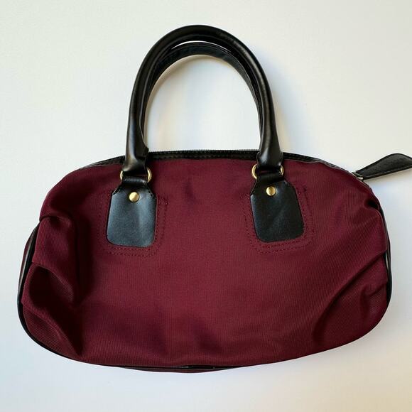 Y2K Victoria's Secret Maroon & Black Mini Tote bag Purse - Picture 6 of 10